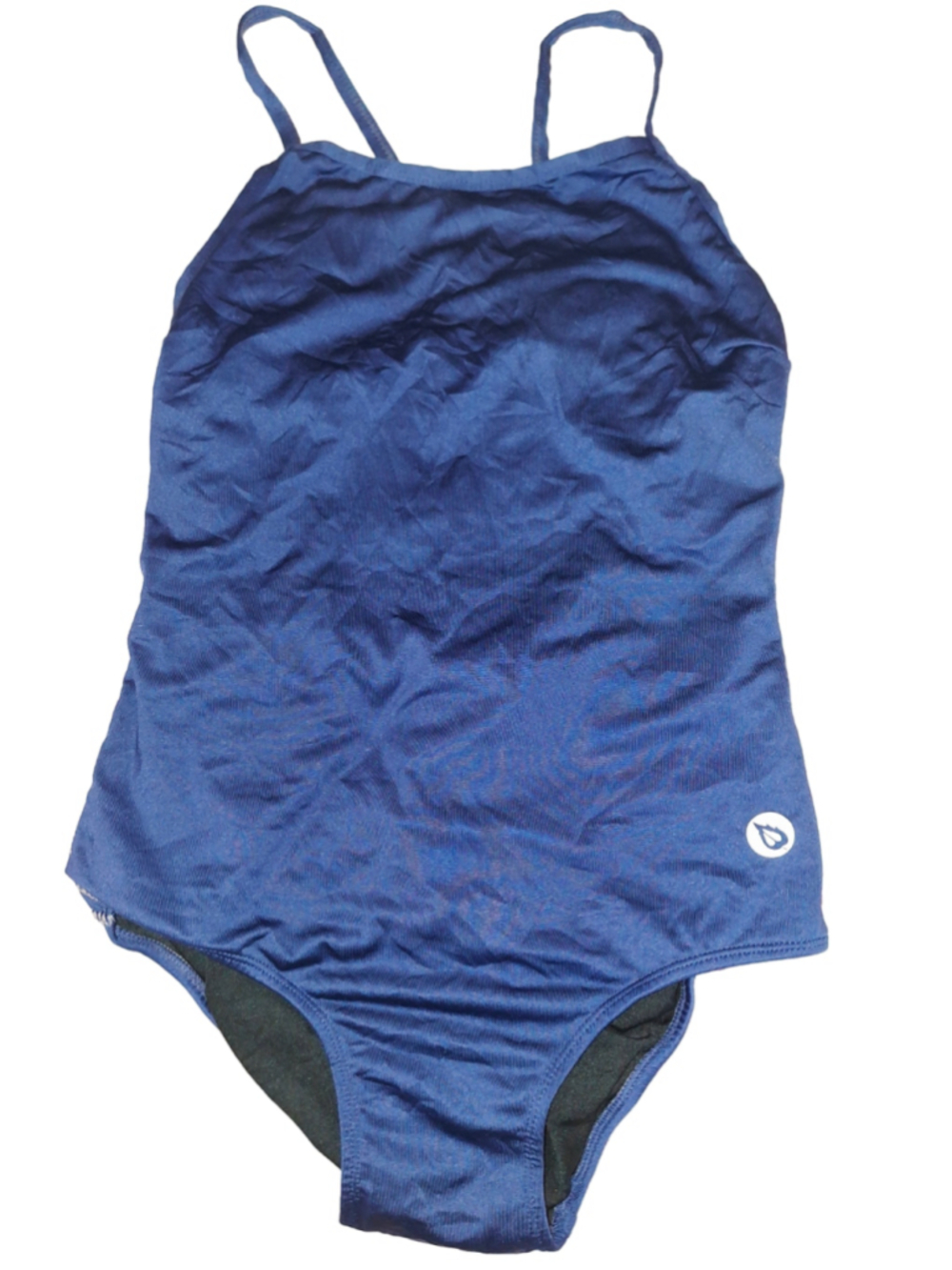 Dolfin One Piece Swimsuit Size S Blue Black sporty athletic beachcore resortcore